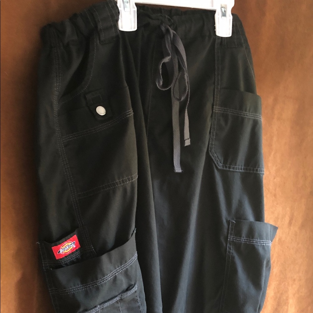 Dickies Black Cargo Pants with Utility Pockets